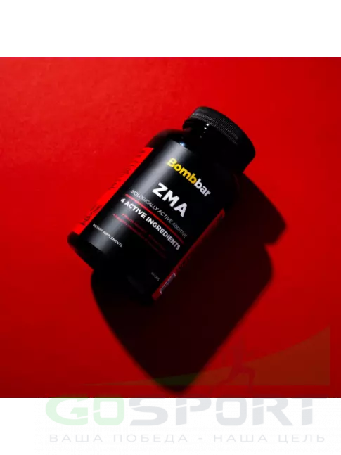 Магний+цинк+B6 BombBar ZMA 60 капсул Магний+цинк+B6 BombBar ZMA 60 капсул