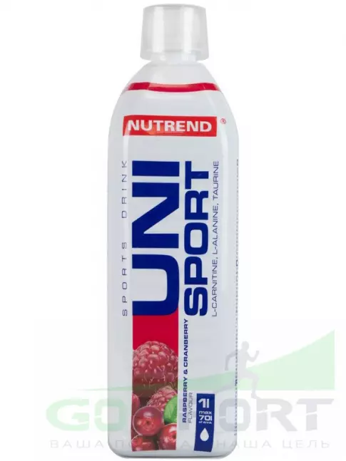 Изотоник NUTREND Unisport 1000 мл, Малина-Клюква Изотоник NUTREND Unisport 1000 мл, Малина-Клюква