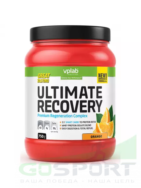 Восстановление VP Laboratory Ultimate Recovery 750 г, Апельсин