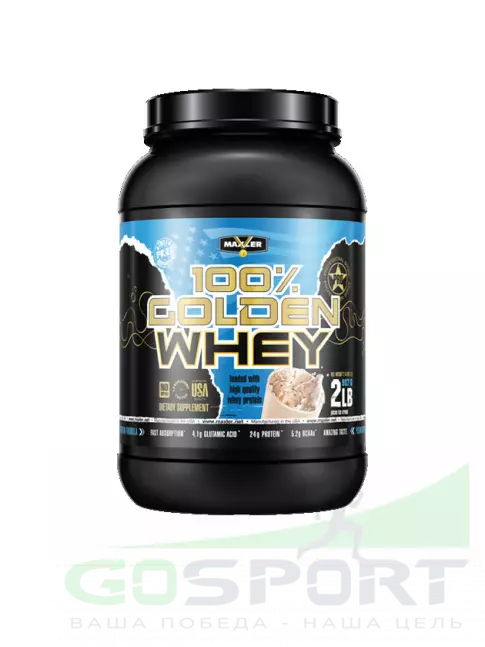 Сывороточный протеин MAXLER 100% Golden Whey 907 г, Мороженое с Пеканским орехом Сывороточный протеин MAXLER 100% Golden Whey 907 г, Мороженое с Пеканским орехом