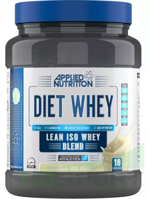 Сывороточный протеин APPLIED NUTRITION Diet Whey 450 г, Ванильное мороженое Сывороточный протеин APPLIED NUTRITION Diet Whey 450 г, Ванильное мороженое