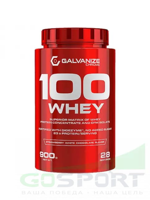 Сывороточный протеин Galvanize Nutrition 100 Whey 900 г, Банан Сывороточный протеин Galvanize Nutrition 100 Whey 900 г, Банан