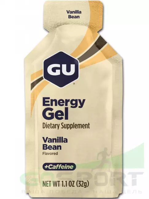 Гель питьевой GU Energy Labs Energy Gel 20 mg caffeine 32 г, Ваниль Гель питьевой GU Energy Labs Energy Gel 20 mg caffeine 32 г, Ваниль