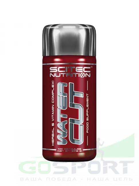 Жиросжигатель Scitec Nutrition Water Cut 100 капсул Жиросжигатель Scitec Nutrition Water Cut 100 капсул