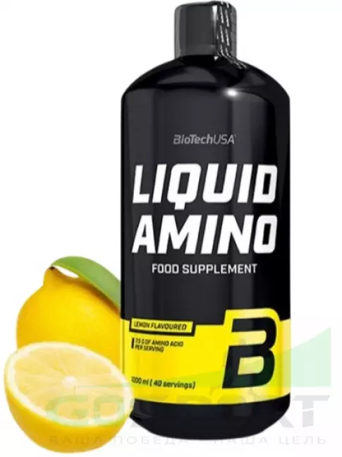 Аминокислоты BioTechUSA Liquid Amino 1000 мл, Лимон Аминокислоты BioTechUSA Liquid Amino 1000 мл, Лимон