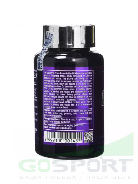BCAA Scitec Nutrition BCAA-X 120 капсул BCAA Scitec Nutrition BCAA-X 120 капсул