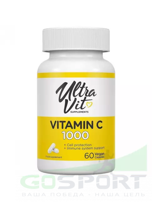 Витамин C UltraVit Vitamin C 1000mg 60 капсул