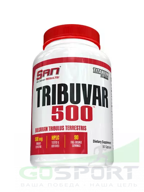 Трибулус SAN Tribuvar 500 90 капсул Трибулус SAN Tribuvar 500 90 капсул