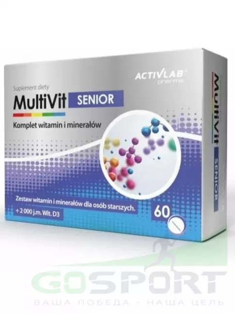 Витаминный комплекс ActivLab MultiVit Senior 60 таблеток