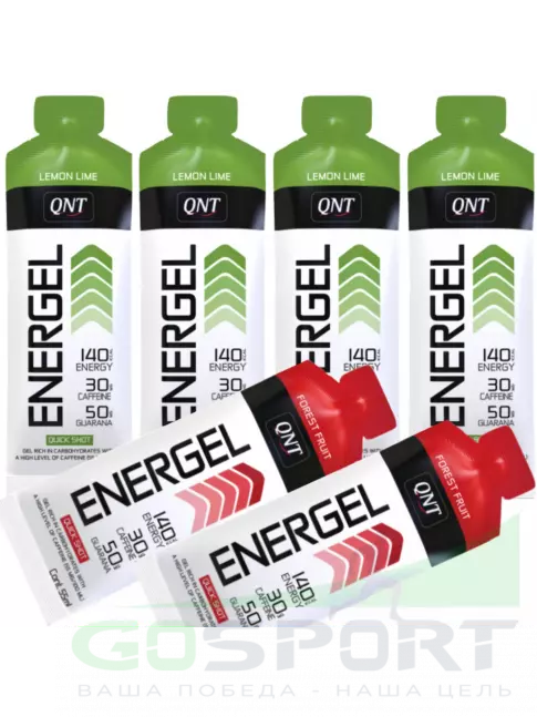 Гель питьевой QNT ENERGY GEL 30mg caffeine Микс, Лесные ягоды, Лимон-Лайм (6 шт) Гель питьевой QNT ENERGY GEL 30mg caffeine Микс, Лесные ягоды, Лимон-Лайм (6 шт)