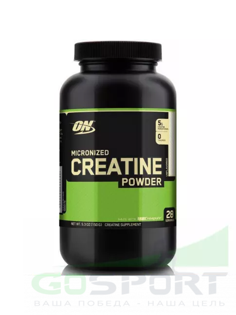 Микронизированный креатин Optimum Nutrition Creatine Micronized Powder 150 г, Натуральный Микронизированный креатин Optimum Nutrition Creatine Micronized Powder 150 г, Натуральный