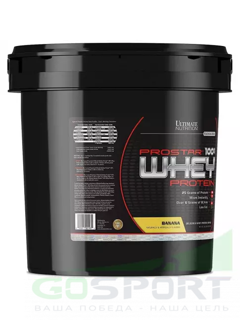 Сывороточный протеин Ultimate Nutrition Prostar Whey 4540 г, Банан