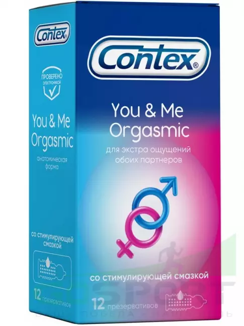 Презервативы Contex You & Me Orgasmic 12 шт