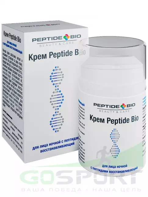 Уход за телом PeptideBio Крем для лица ночной с пептидами восстанавливающий 50 мл Уход за телом PeptideBio Крем для лица ночной с пептидами восстанавливающий 50 мл