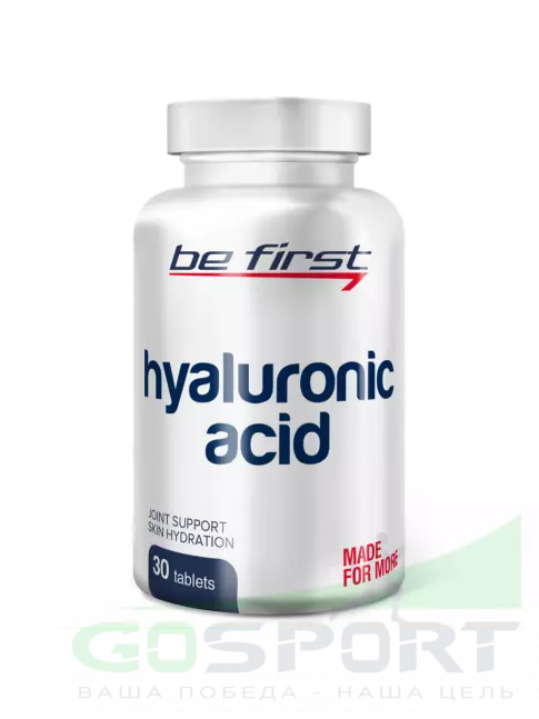 Гиалуроновая кислота Be First Hyaluronic Acid 30 таблеток Гиалуроновая кислота Be First Hyaluronic Acid 30 таблеток