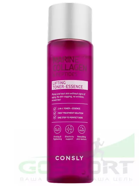 Тонеры для лица CONSLY Marine Collagen & Peptides Lifting Toner-Essence 200 мл Тонеры для лица CONSLY Marine Collagen & Peptides Lifting Toner-Essence 200 мл