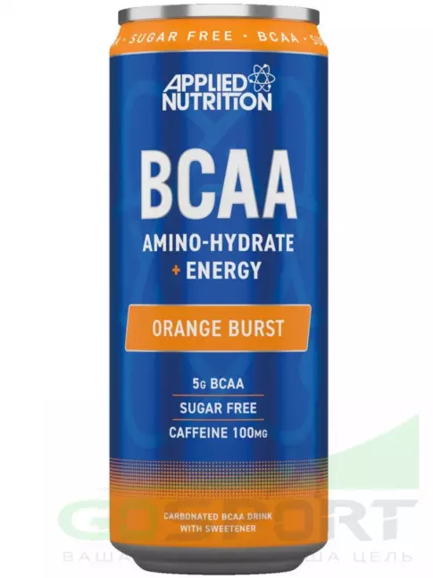 Жидкие BCAA APPLIED NUTRITION BCAA - Functional Drink CANS 330 мл, Апельсиновый Взрыв Жидкие BCAA APPLIED NUTRITION BCAA - Functional Drink CANS 330 мл, Апельсиновый Взрыв
