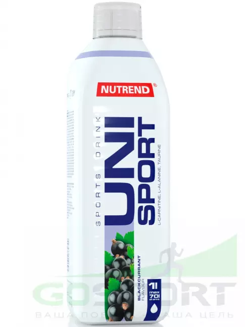 Изотоник NUTREND Unisport 1000 мл, Черная смородина