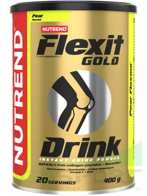 Комплекс хондропротекторов NUTREND Flexit Gold Drink 2 x 400 г, Груша