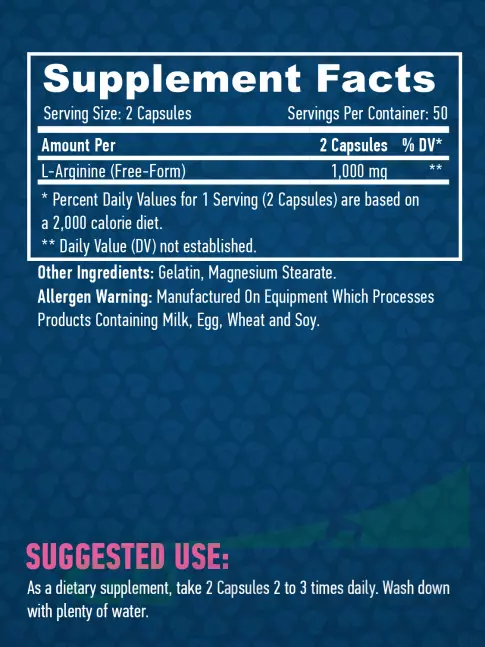 Аргинин / AAKG Haya Labs L-Arginine 500 mg 100 капсул Аргинин / AAKG Haya Labs L-Arginine 500 mg 100 капсул