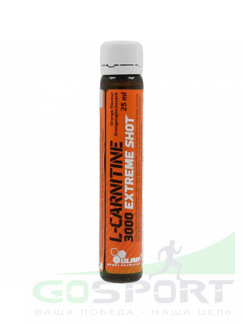 L-Карнитин жидкий OLIMP L-Carnitine 3000 Extreme Shot 25 мл, Апельсин L-Карнитин жидкий OLIMP L-Carnitine 3000 Extreme Shot 25 мл, Апельсин