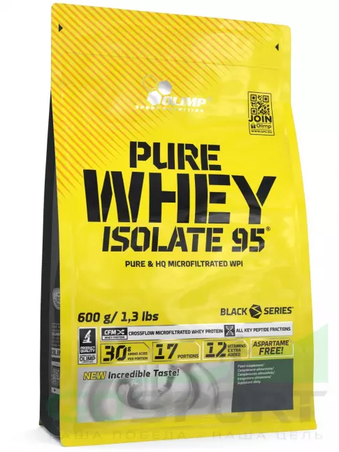 Изолят протеина OLIMP Pure Whey Isolate 95 CFM 600 г, Вишневый йогурт