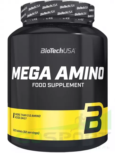 Аминокислоты BioTechUSA Mega Amino 5050 mg 500 таблеток Аминокислоты BioTechUSA Mega Amino 5050 mg 500 таблеток