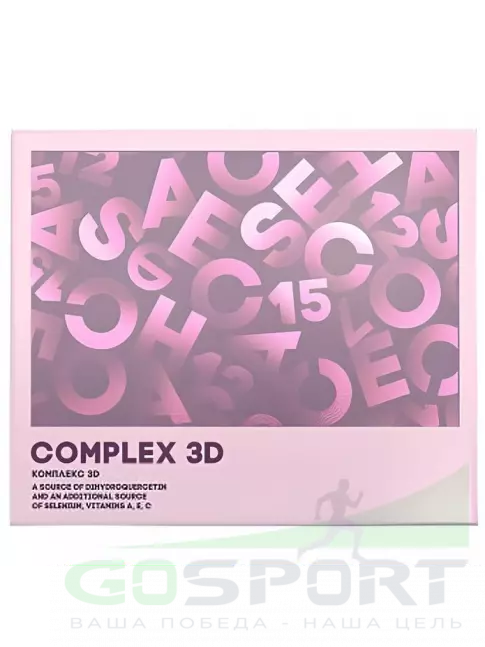 Комплексные антиоксиданты PEPTIDES Комплекс 3D (Complex 3D) 30 капсул Комплексные антиоксиданты PEPTIDES Комплекс 3D (Complex 3D) 30 капсул