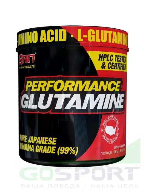 L-Глютамин SAN Performance Glutamine 300 г L-Глютамин SAN Performance Glutamine 300 г