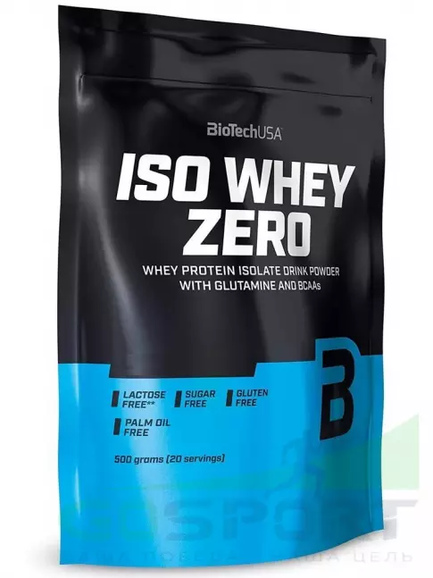 Изолят протеина BioTechUSA Iso Whey Zero 500 г, Булочка с корицей Изолят протеина BioTechUSA Iso Whey Zero 500 г, Булочка с корицей