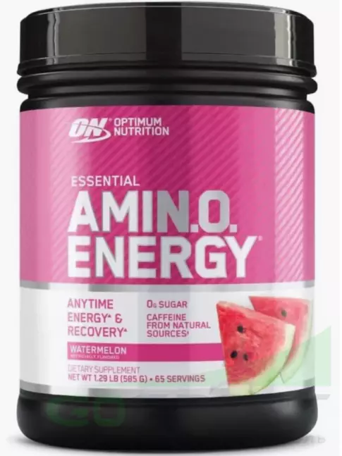 Аминокислоты Optimum Nutrition Essential Amino Energy 585 г + шейкер, Арбуз Аминокислоты Optimum Nutrition Essential Amino Energy 585 г + шейкер, Арбуз