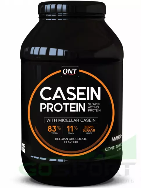 Казеиновый протеин QNT CASEIN PROTEIN 908 г, Бельгийский шоколад Казеиновый протеин QNT CASEIN PROTEIN 908 г, Бельгийский шоколад