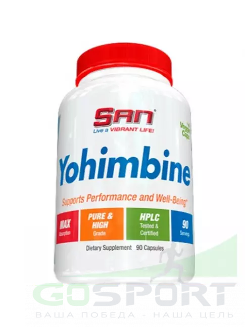 Тестобустеры SAN Yohimbine 90 капсул Тестобустеры SAN Yohimbine 90 капсул