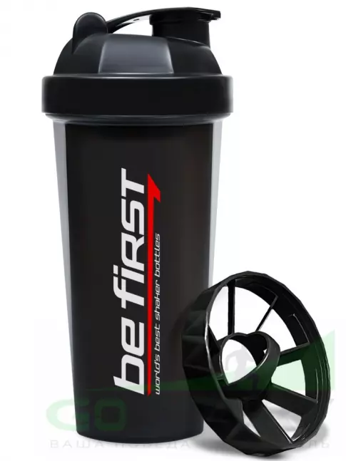 Шейкер 600 мл Be First Shaker (TS1343) 700 мл, Черный