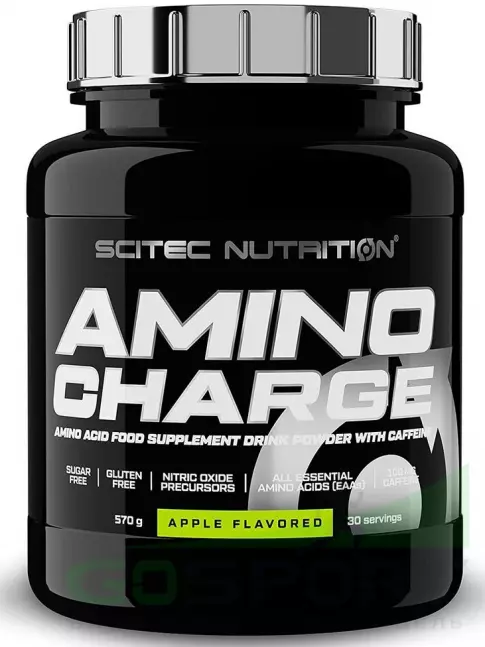 Аминокислоты Scitec Nutrition Amino Charge 570 г, Зеленое яблоко