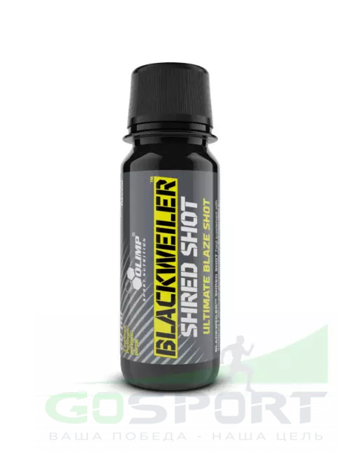 Предтреник жидкий OLIMP BlackWeiler Shred Shot 60 мл, Лимон Предтреник жидкий OLIMP BlackWeiler Shred Shot 60 мл, Лимон