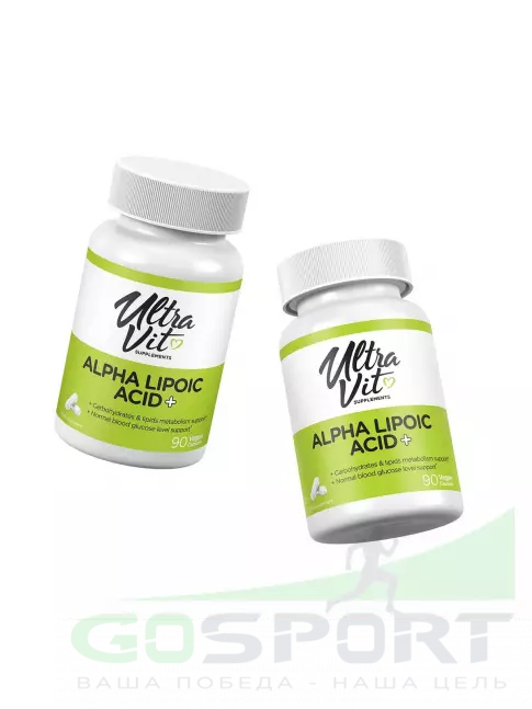Антиоксиданты UltraVit Alpha Lipoic Acid 90 капсул Антиоксиданты UltraVit Alpha Lipoic Acid 90 капсул