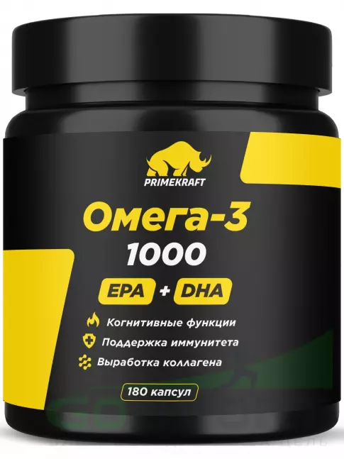 Омега-3 PRIMEKRAFT Омега-3 1000 мг 180 капсул Омега-3 PRIMEKRAFT Омега-3 1000 мг 180 капсул