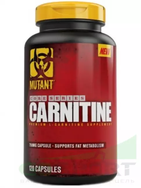 L-Карнитин в капсулах Mutant Core Series Carnitine 120 капсул