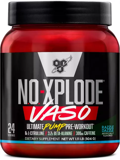 Предтреник в порошке BSN XPLODE VASO 504 г, Фруктовое вино Предтреник в порошке BSN XPLODE VASO 504 г, Фруктовое вино