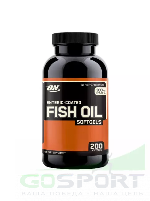 Омега-3 Optimum Nutrition Fish Oil softgels 200 капсул, Нейтральный Омега-3 Optimum Nutrition Fish Oil softgels 200 капсул, Нейтральный