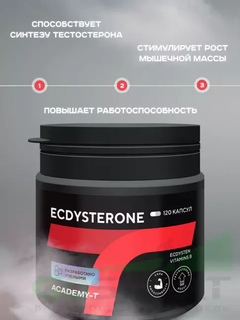 Экдистерон Академия-Т Ecdysterone 120 капсул Экдистерон Академия-Т Ecdysterone 120 капсул