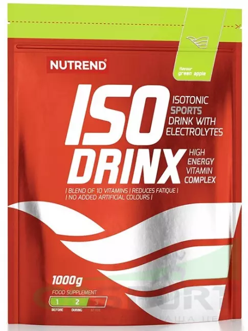 Изотоник NUTREND Isodrinx 1000 г, Свежее яблоко Изотоник NUTREND Isodrinx 1000 г, Свежее яблоко