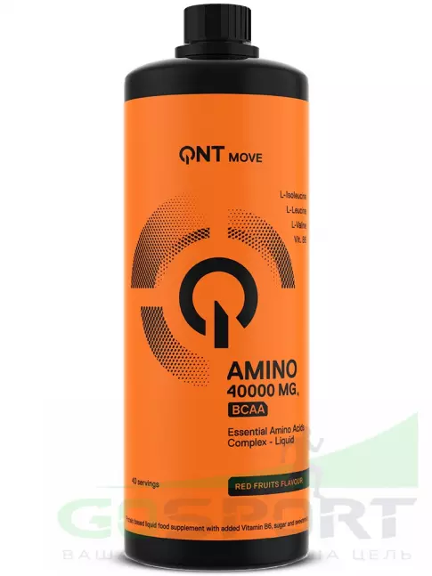 Жидкие аминокислоты QNT Amino Acid Liquid 1000 мл, Красные фрукты Жидкие аминокислоты QNT Amino Acid Liquid 1000 мл, Красные фрукты