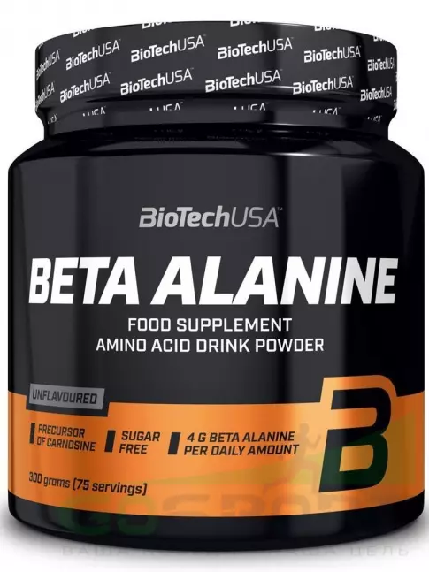 Бета-Аланин BioTechUSA Beta-Alanine 4000 mg 300 г Бета-Аланин BioTechUSA Beta-Alanine 4000 mg 300 г