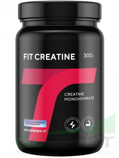 Креатин моногидрат Академия-Т Fit Creatine 5000 mg 300 г, Натуральный