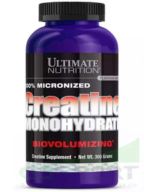 Микронизированный креатин Ultimate Nutrition 100% Micronized Creatine Monohydrate 300 г Микронизированный креатин Ultimate Nutrition 100% Micronized Creatine Monohydrate 300 г