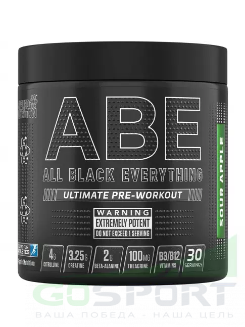 Предтреник в порошке APPLIED NUTRITION ABE - Pre-Workout 315 г, Кислое Яблоко Предтреник в порошке APPLIED NUTRITION ABE - Pre-Workout 315 г, Кислое Яблоко