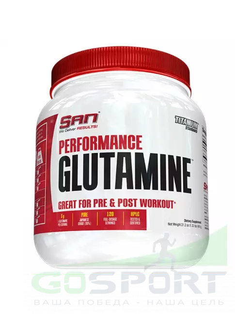 L-Глютамин SAN Performance Glutamine 600 г L-Глютамин SAN Performance Glutamine 600 г