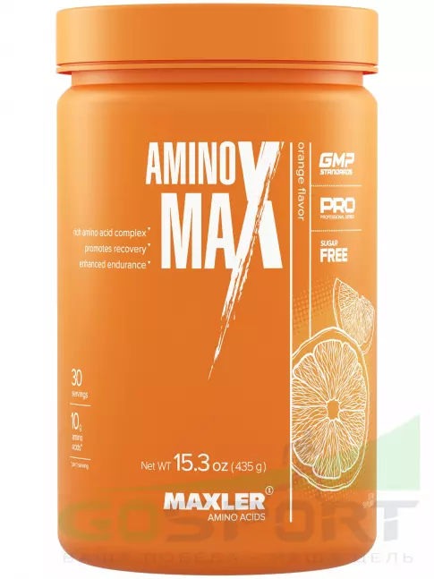 Аминокислоты MAXLER Amino Max 435 г, Апельсин Аминокислоты MAXLER Amino Max 435 г, Апельсин